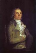 Francisco Jose de Goya Portrait of Andres del Peral oil painting on canvas